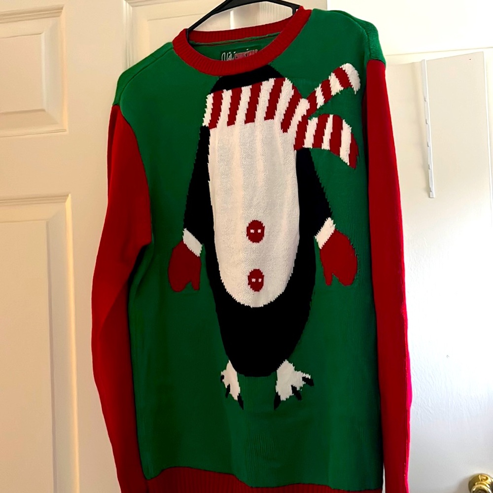 Ugly Christmas sweater penguin